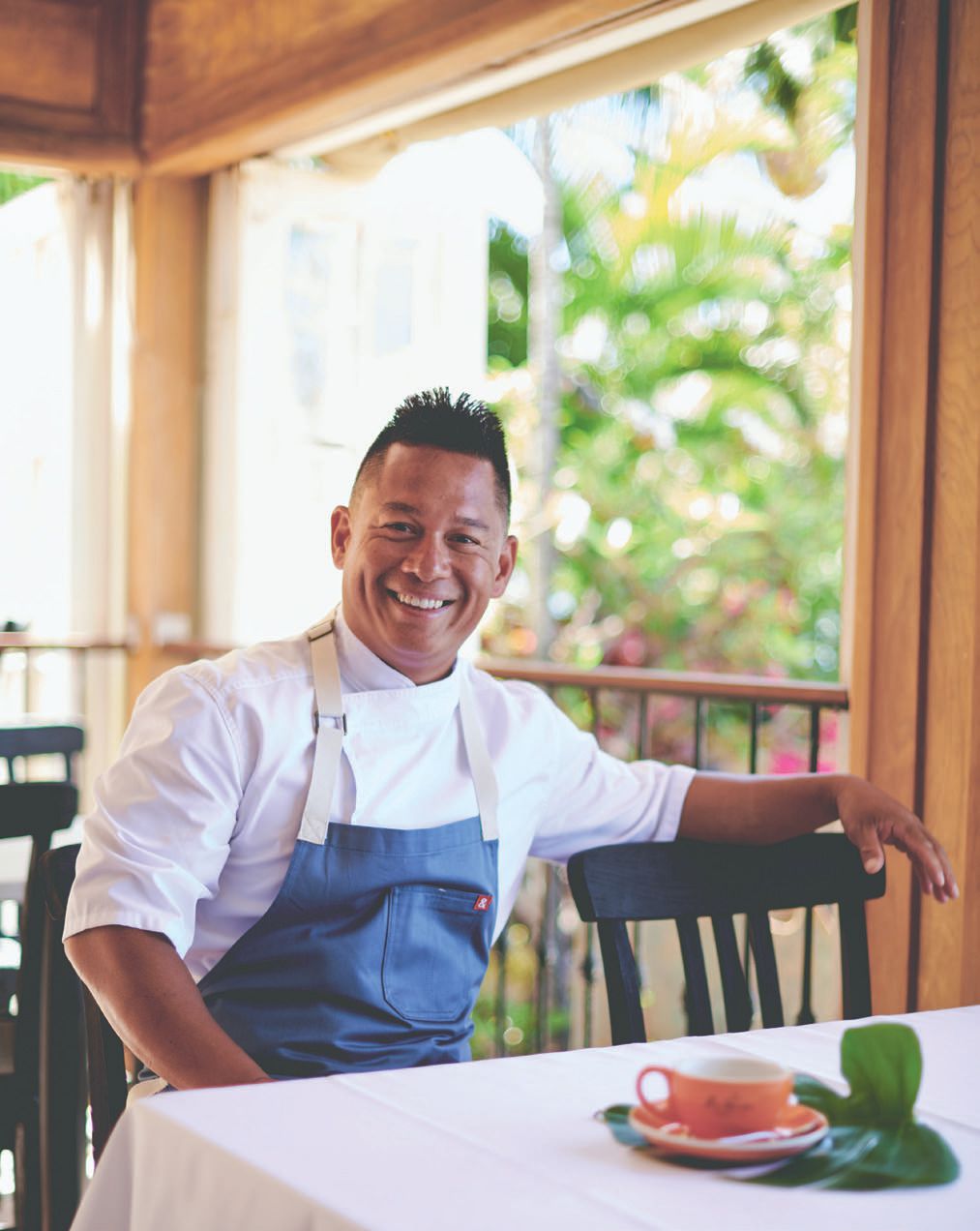 Pacific’o on the Beach chef Isaac Bancaco PHOTO BY SPENCER STARNES/PACIFIC’O ON THE BEACH