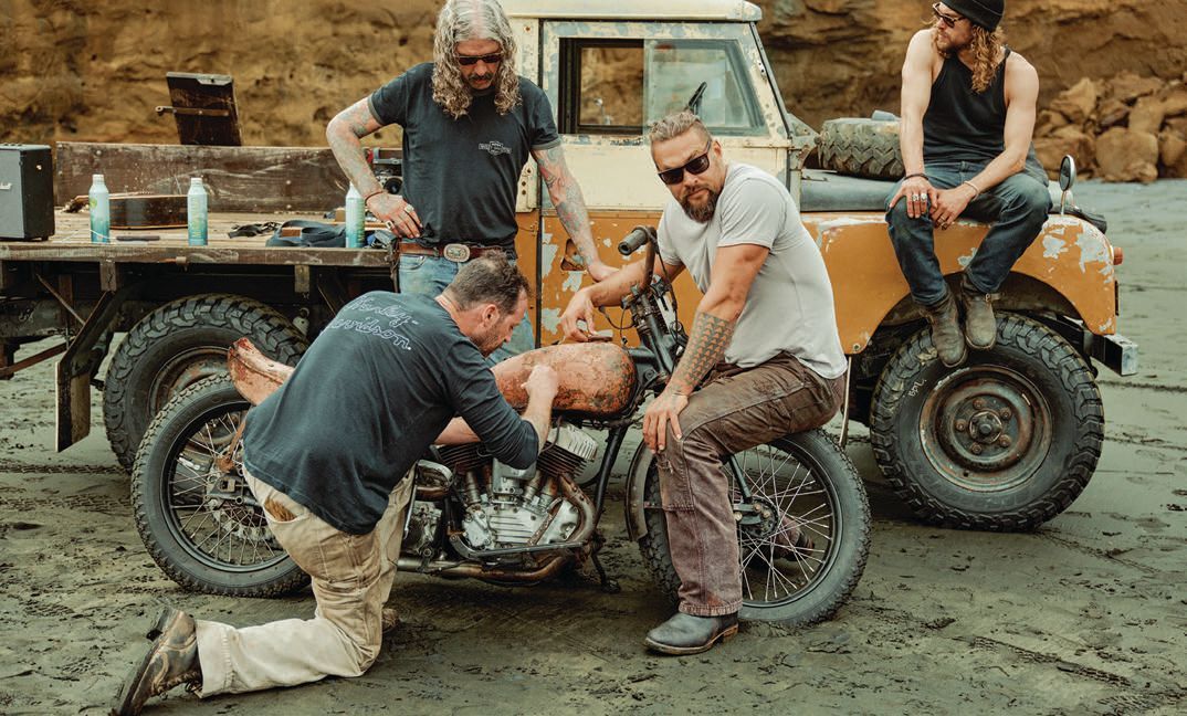 On The Roam x Harley-Davidson collection combines ruggedness with Jason Momoa’s signature aesthetic. PHOTO: COURTESY OF HARLEY-DAVIDSON