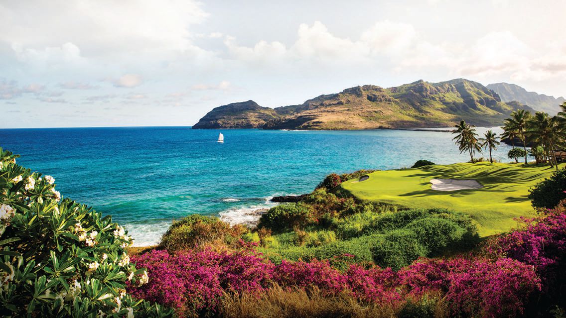 From stand-up paddleboarding to world-class golf on the property’s signature Jack Nicklaus course, adventure awaits. PHOTO COURTESY OF TIMBERS KAUAI AT HOKUALA